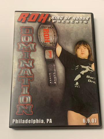 ROH Ring of Honor DVD “Domination” 6/9/07 Morishima Briscoes Strong