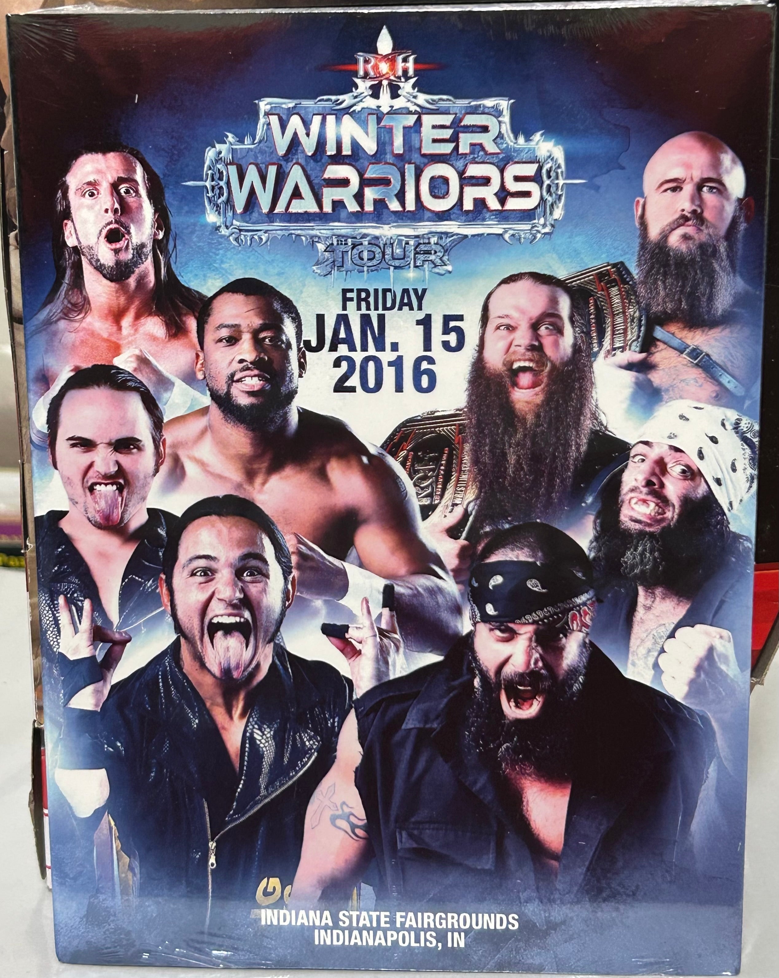 ROH Ring of Honor DVD (Sealed) “Winter Warriors 2016” 1/15/2016