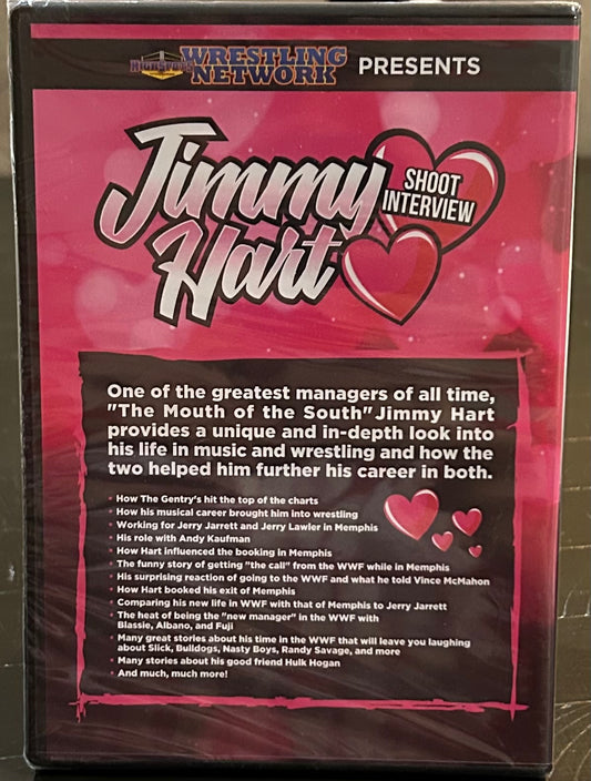 * Jimmy Hart “Mouth of The South” Shoot Interview DVD (Sealed)