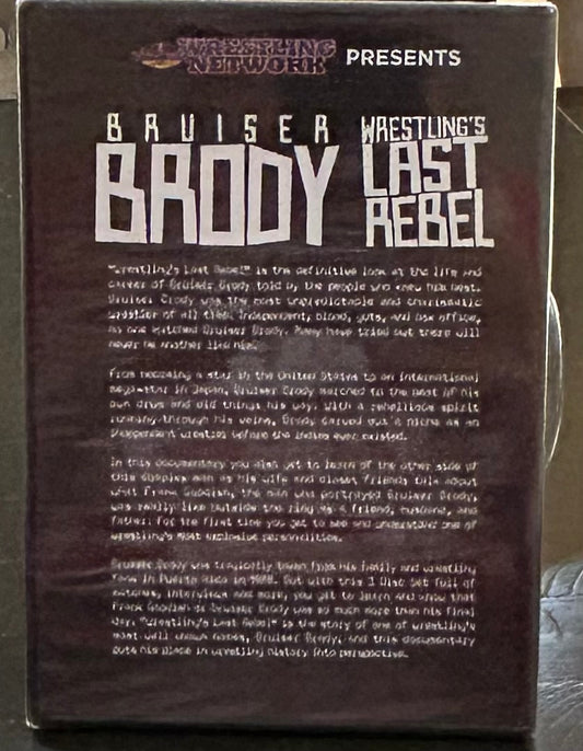 * Bruiser Brody “Wrestling’s Last Rebel” Documentary DVD Disc 1 (Sealed)
