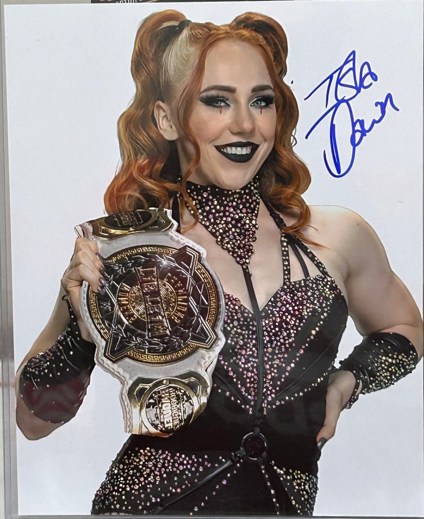 Isla Dawn Signed NXT WWE 8x10 Color Photo (Comes w/COA)