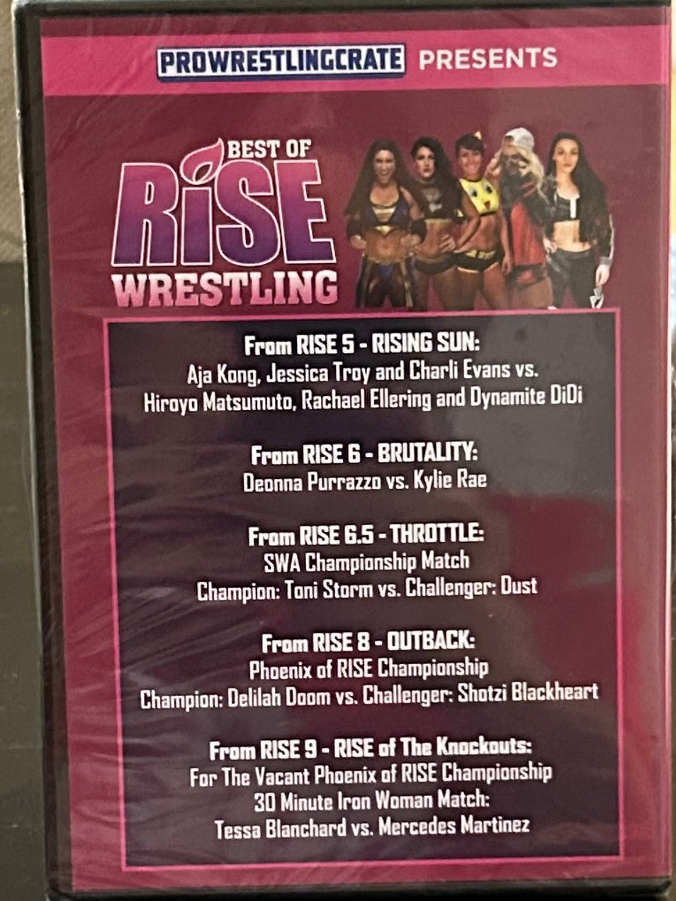 * Best of Rise Wrestling DVD (Sealed) Toni Storm Shotzi & so much more