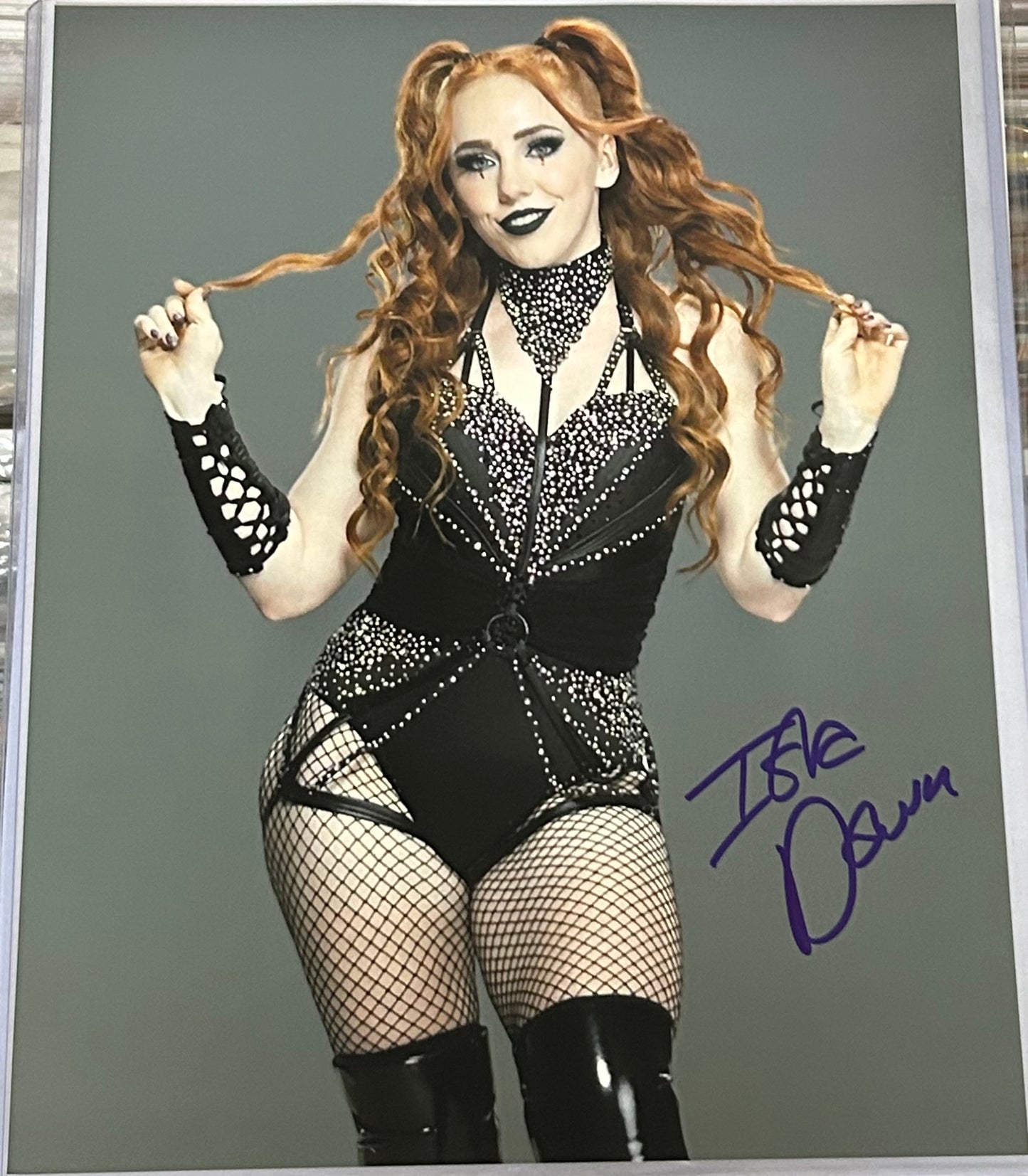 Isla Dawn Signed NXT WWE 8x10 Color Photo (Comes w/COA)