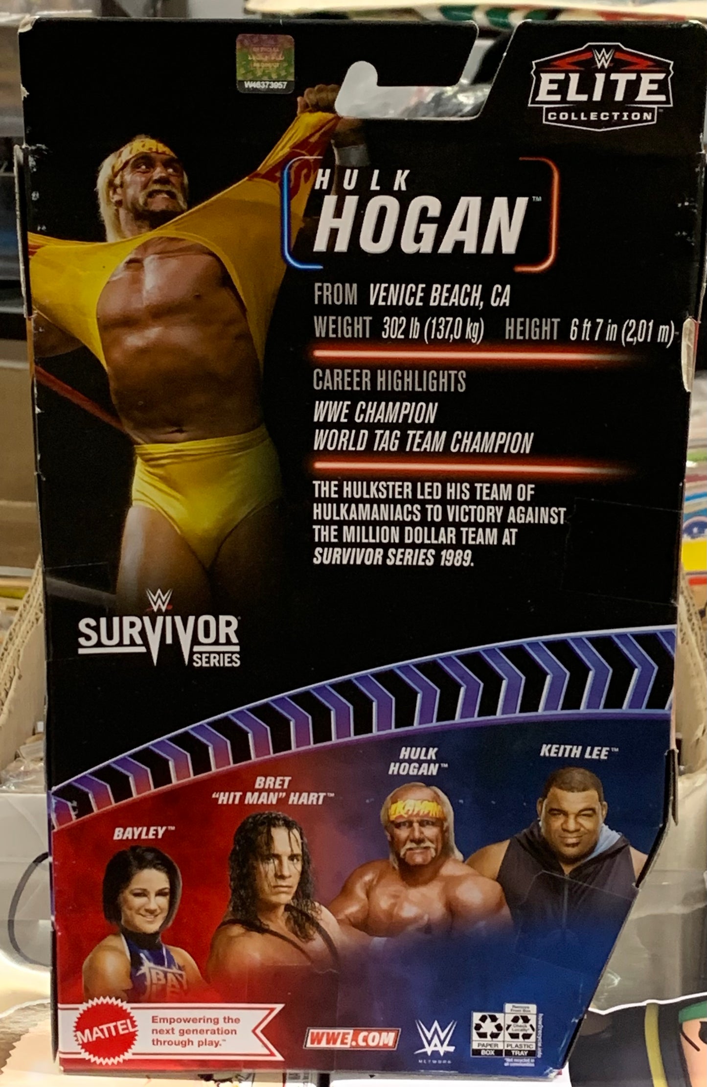 Hulk Hogan WWE Mattel Survivor Series Elite Action Figure