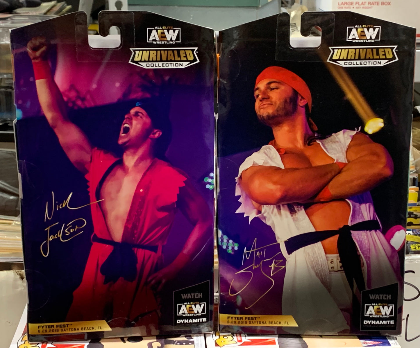 The Young Bucks STREET FIGHTER AEW Figures Nick & Matt Jackson