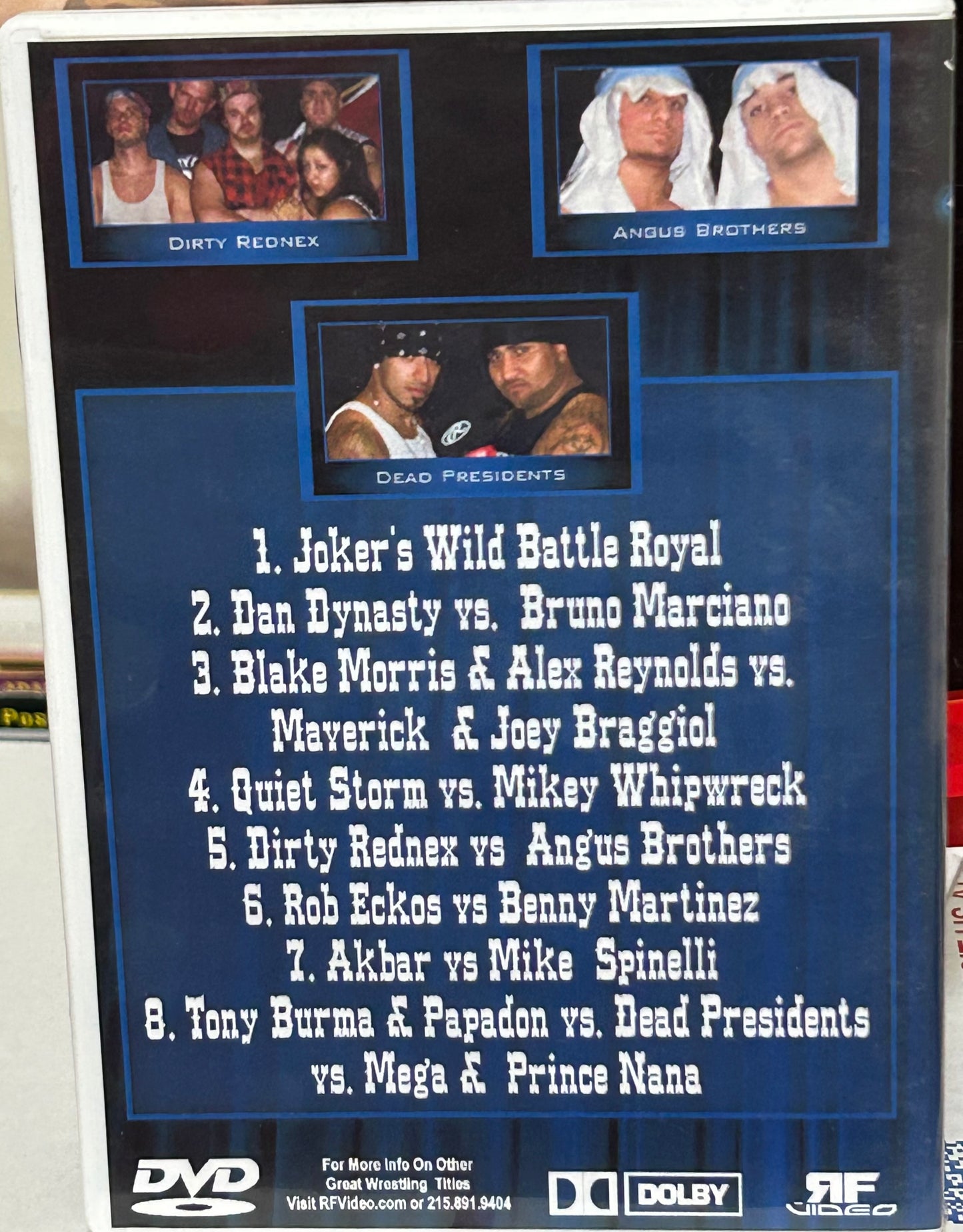NYWC New York Wrestling Connection DVD “Sideshow 2008” 1/26/2008 (Dead Presidents, Prince Nana, Mega & so much more)