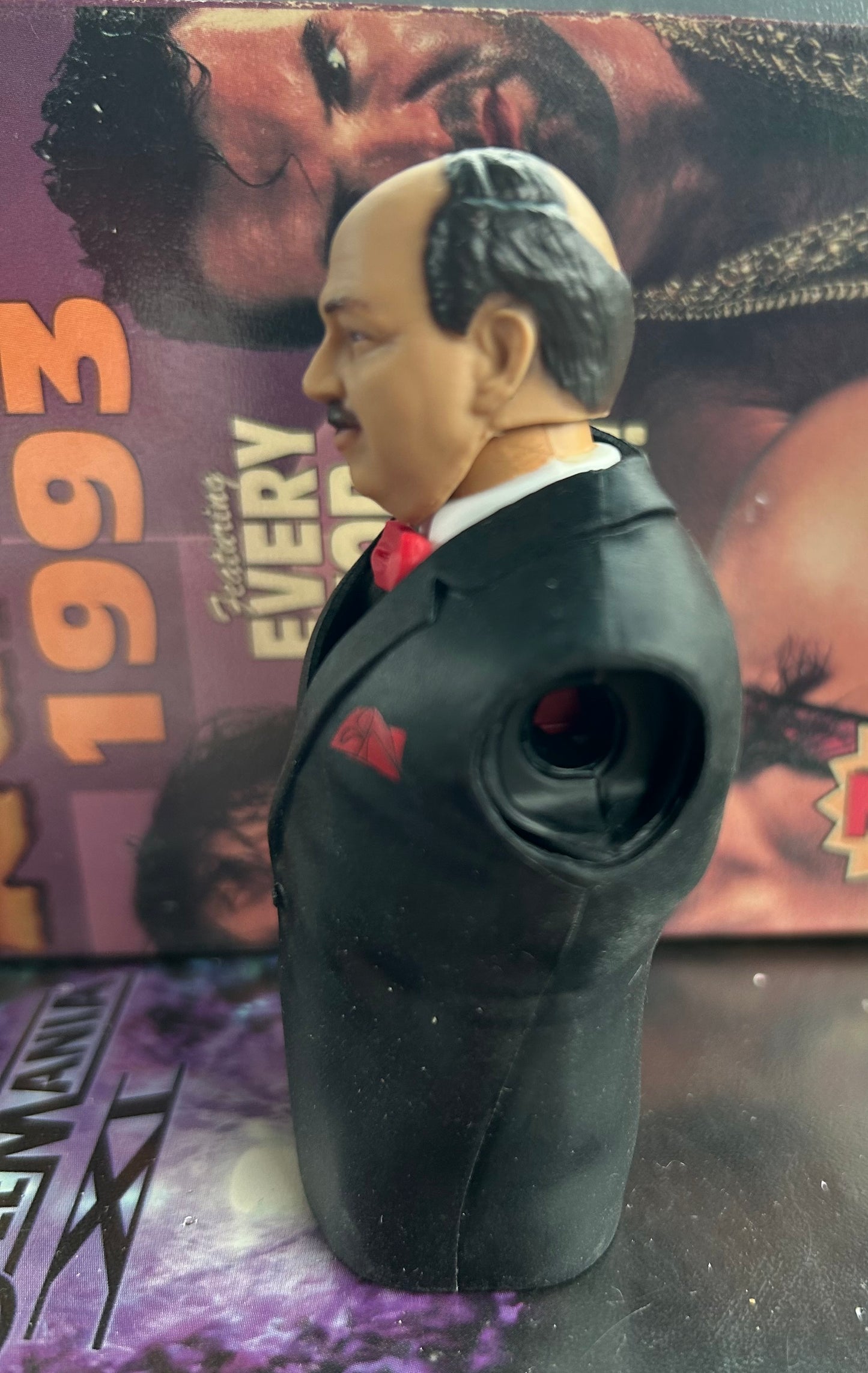 * Mean Gene Okerlund WWE Mattel Elite BAF Build a Figure (Head & Torso)