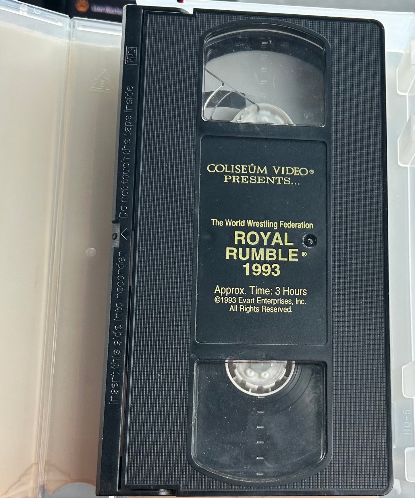 * WWF WWE Royal Rumble 1993 VHS (Official Coliseum Home Video)