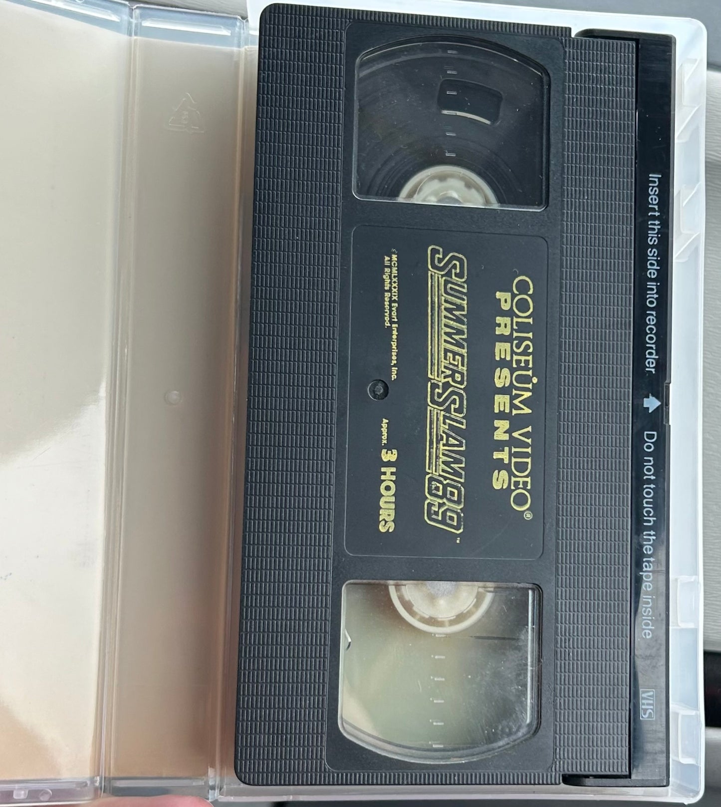 * WWF WWE Summer Slam 1989 Official VHS (Coliseum Home Video)