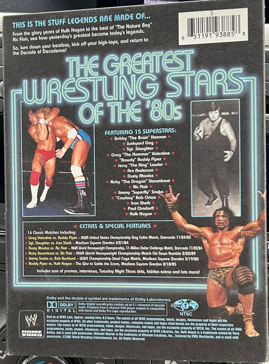 * The Greatest Wrestling Stars of the 80’s DVD (3-Disc Set)