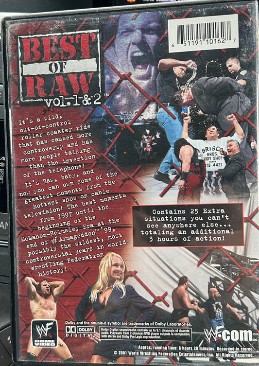 * “WWE The Best of RAW Vol 1 and 2” DVD (2-Disc Set)