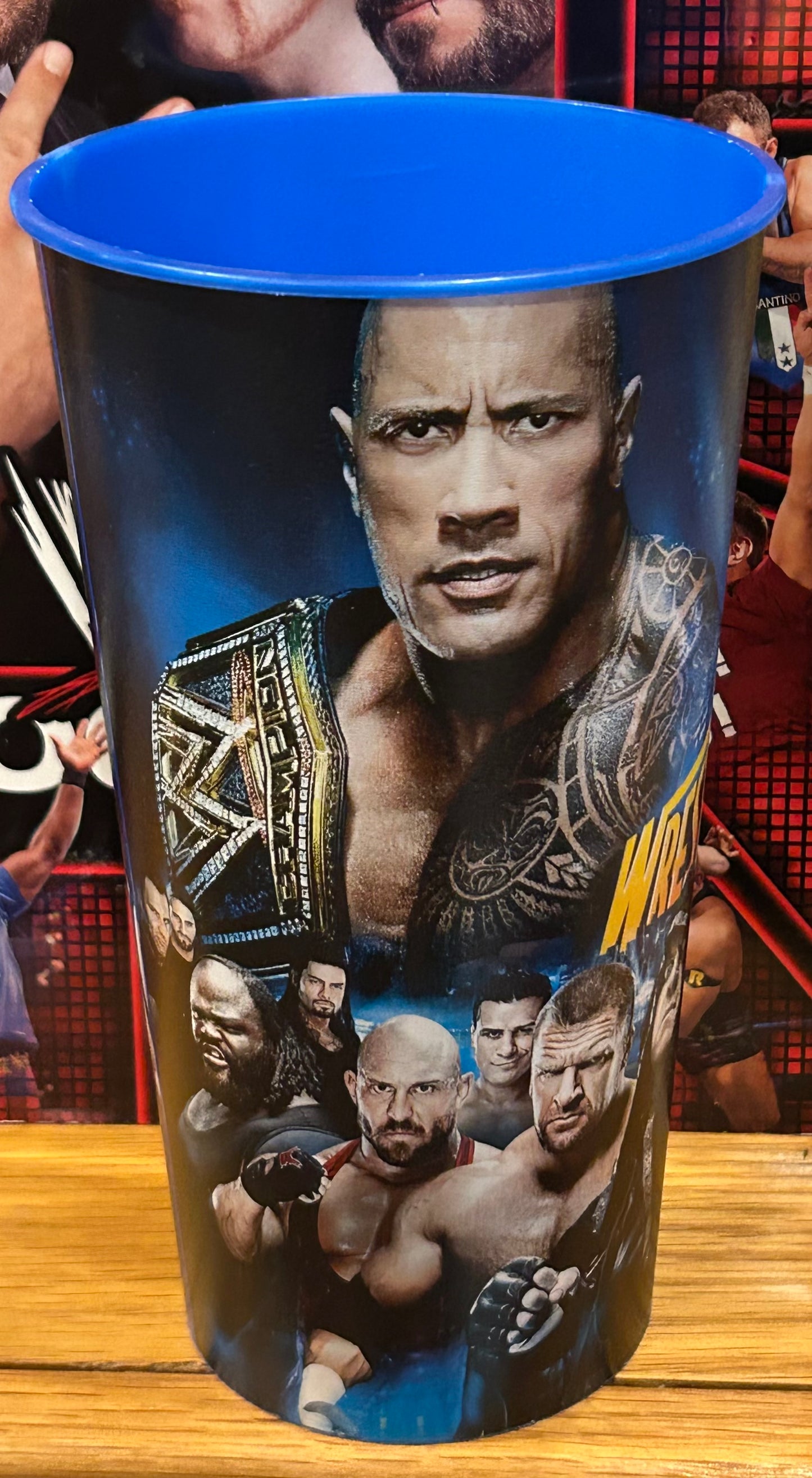 * WWE Wrestlemania 29 Official Collectibles Cup (John Cena, The Rock)