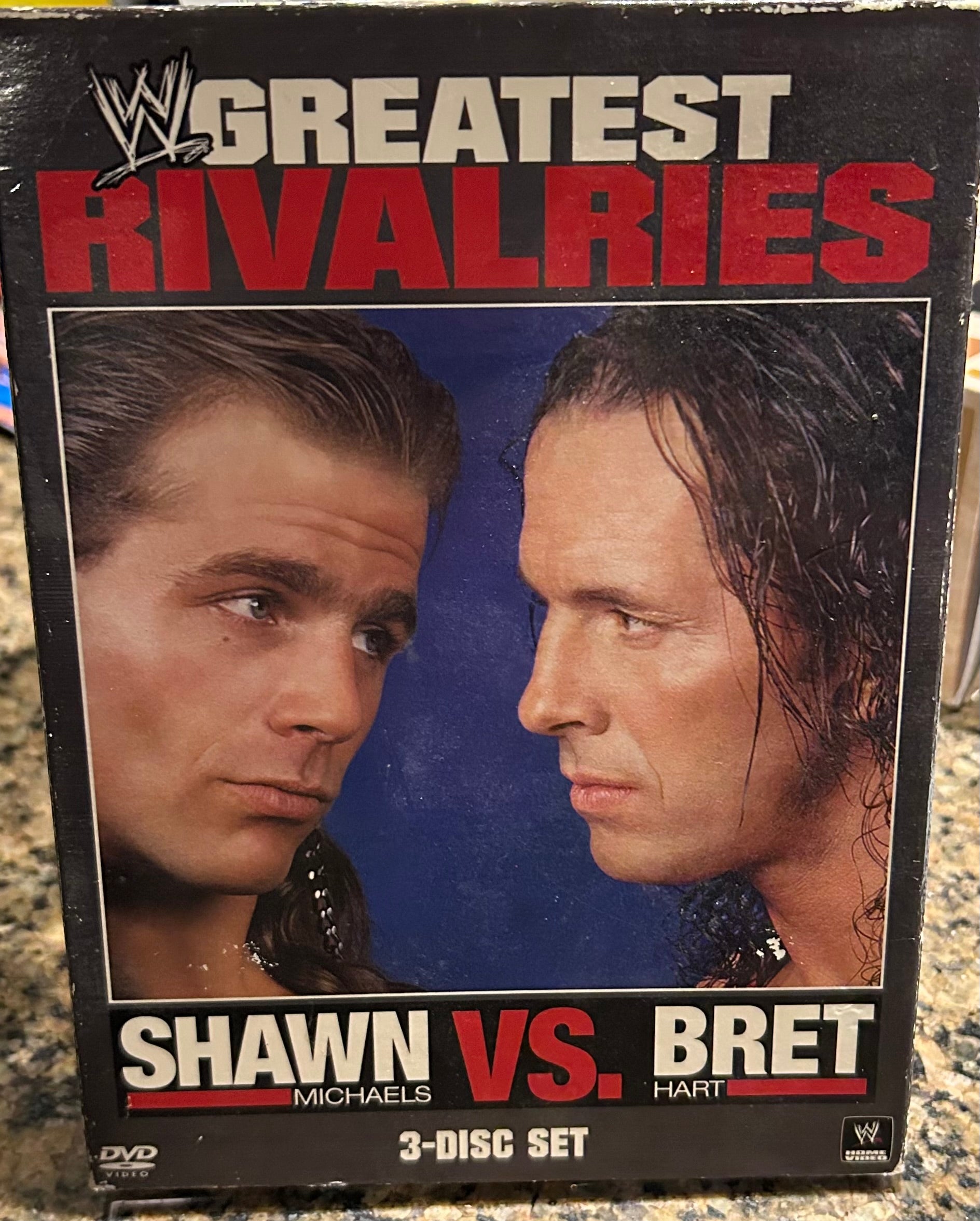 WWE Greatest Rivalries, Shawn vs Bret DVD (3-Disc set) – The