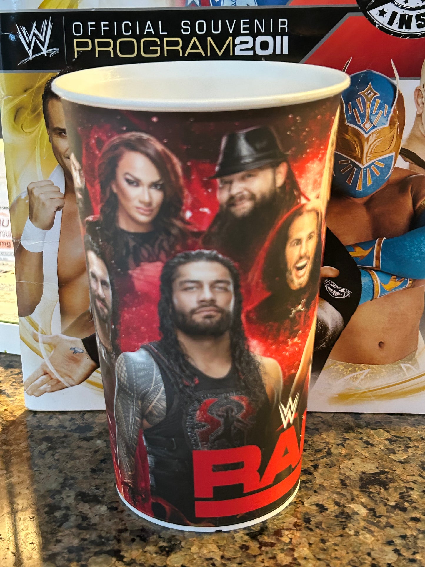 * WWE RAW Official Collectibles Cup (Reigns, Balor, Wyatt, Rollins & more)