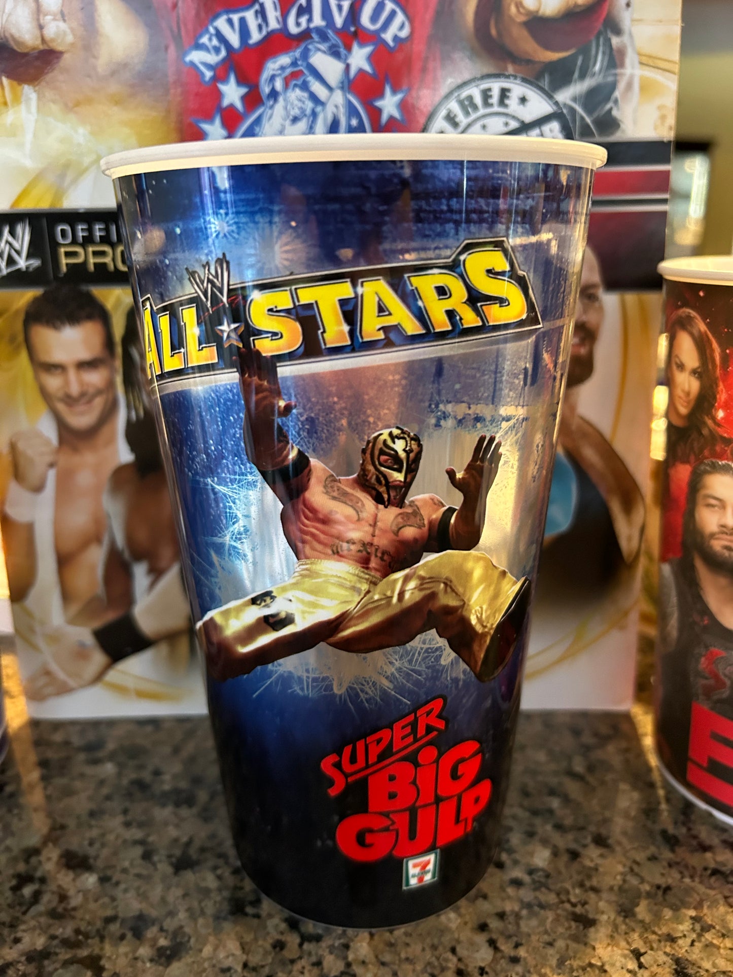 * WWE Rey Mysterio 7 Eleven Super Big Gulp Official Collectibles Cup