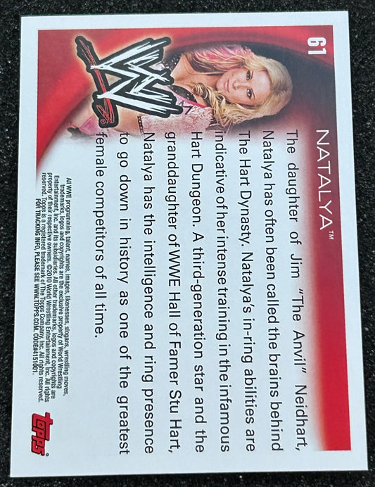 * Natalya 2010 WWE Topps Card