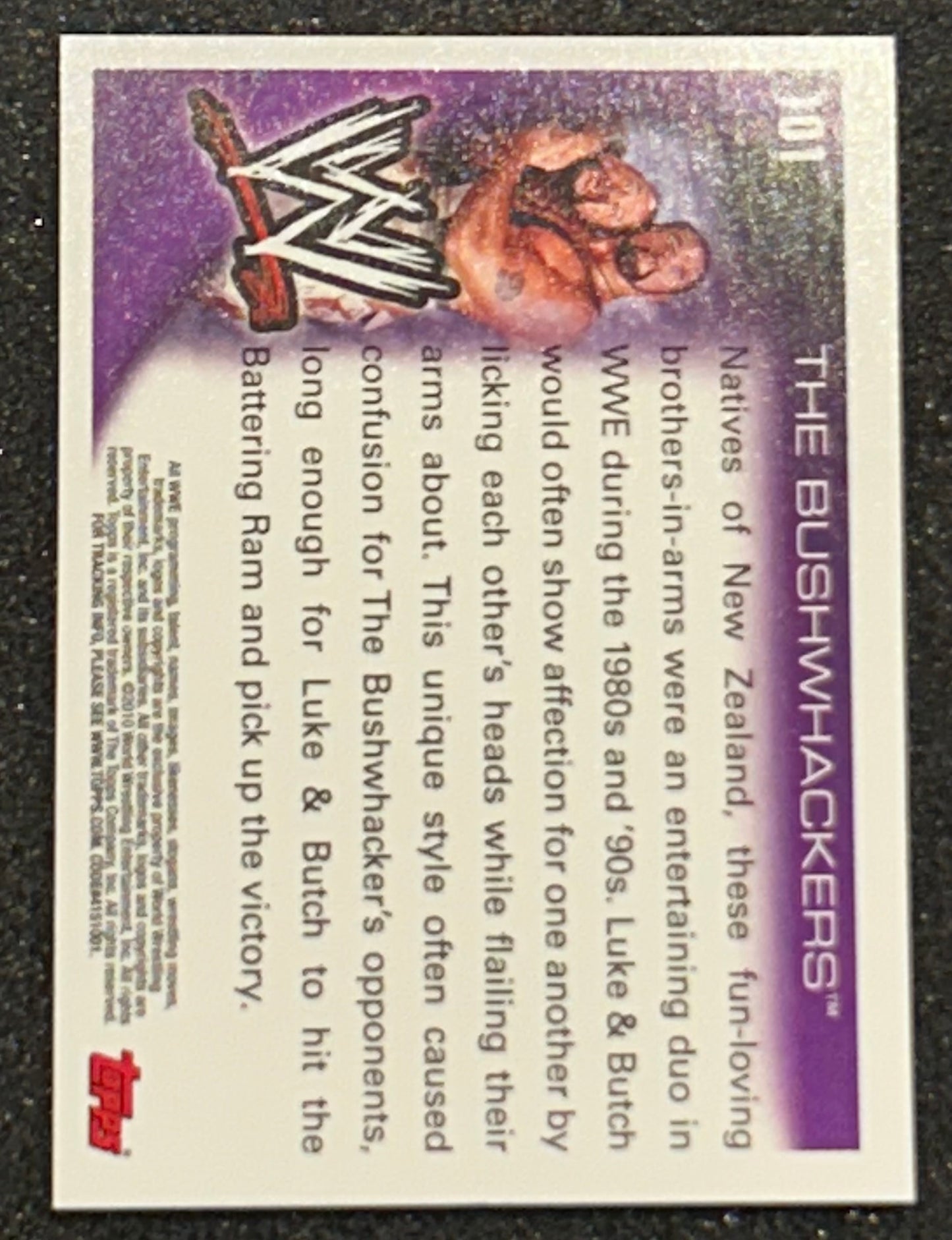 * Bushwackers 2010 WWE Topps Card