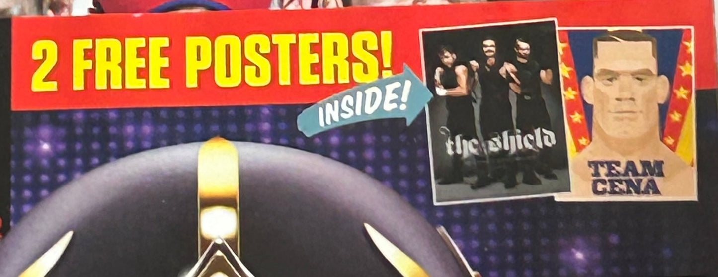* WWE Magazine Feb 2014 (2 Free Posters, The SHIELD, John Cena)