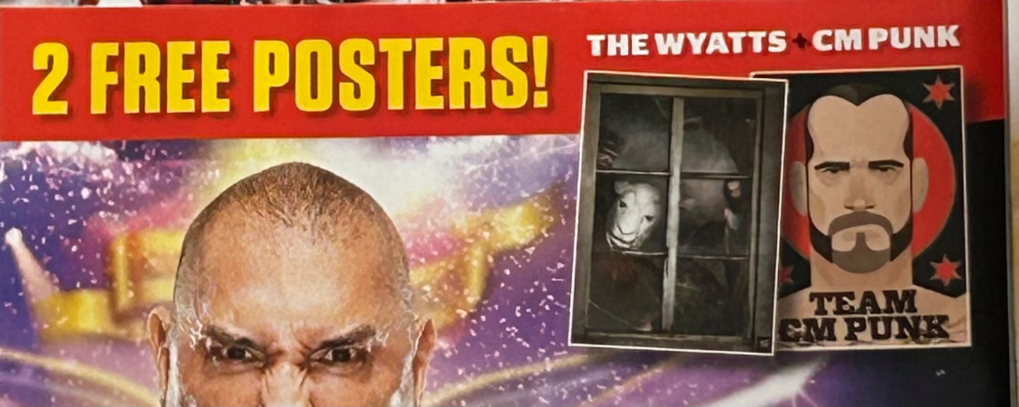 * WWE Magazine March 2014 (2 Posters Inside, The Wyatts, CM Punk)