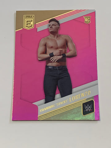 Channing Lorenzo 2023 WWE NXT Donruss Elite Parallel ROOKIE Card