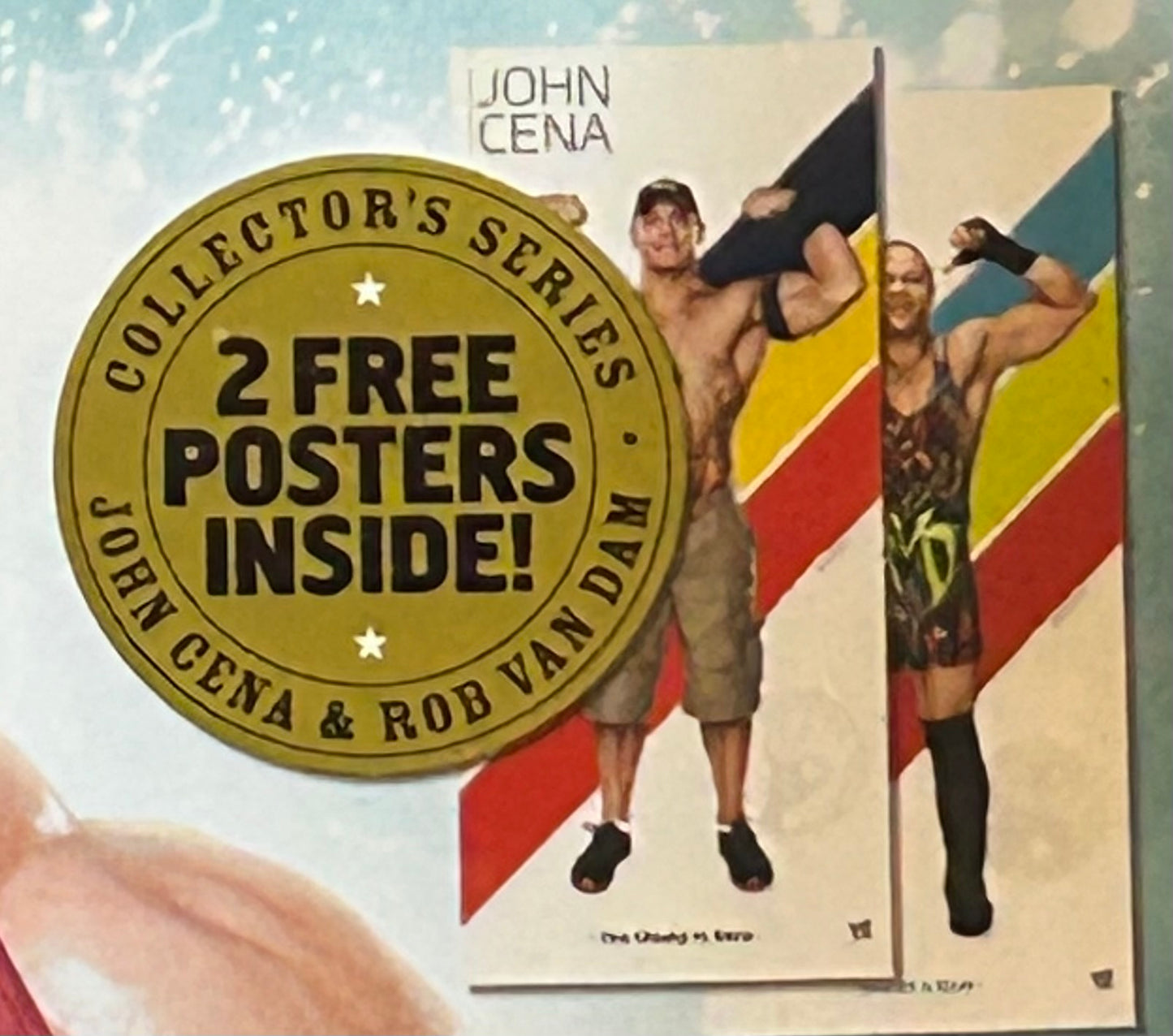 * WWE Magazine Sept 2013 (2 Posters Inside John Cena & RVD)
