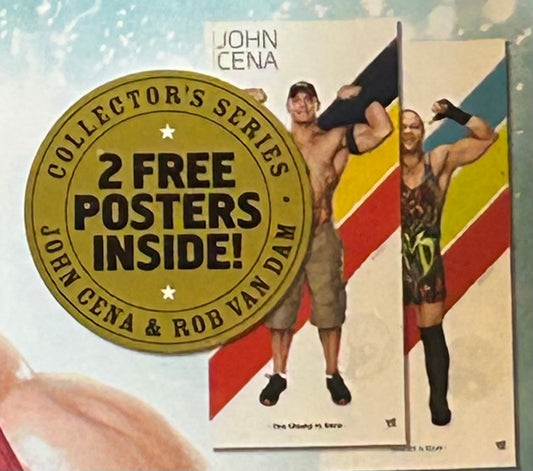 * WWE Magazine Sept 2013 (2 Posters Inside John Cena & RVD)