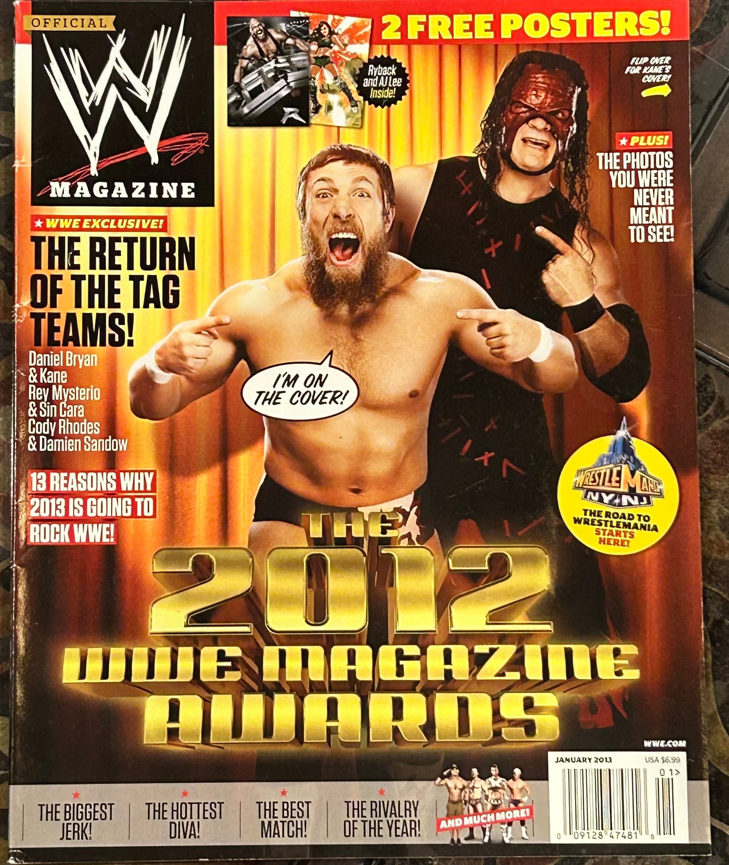 * WWE Magazine January 2013 (No Posters Inside)
