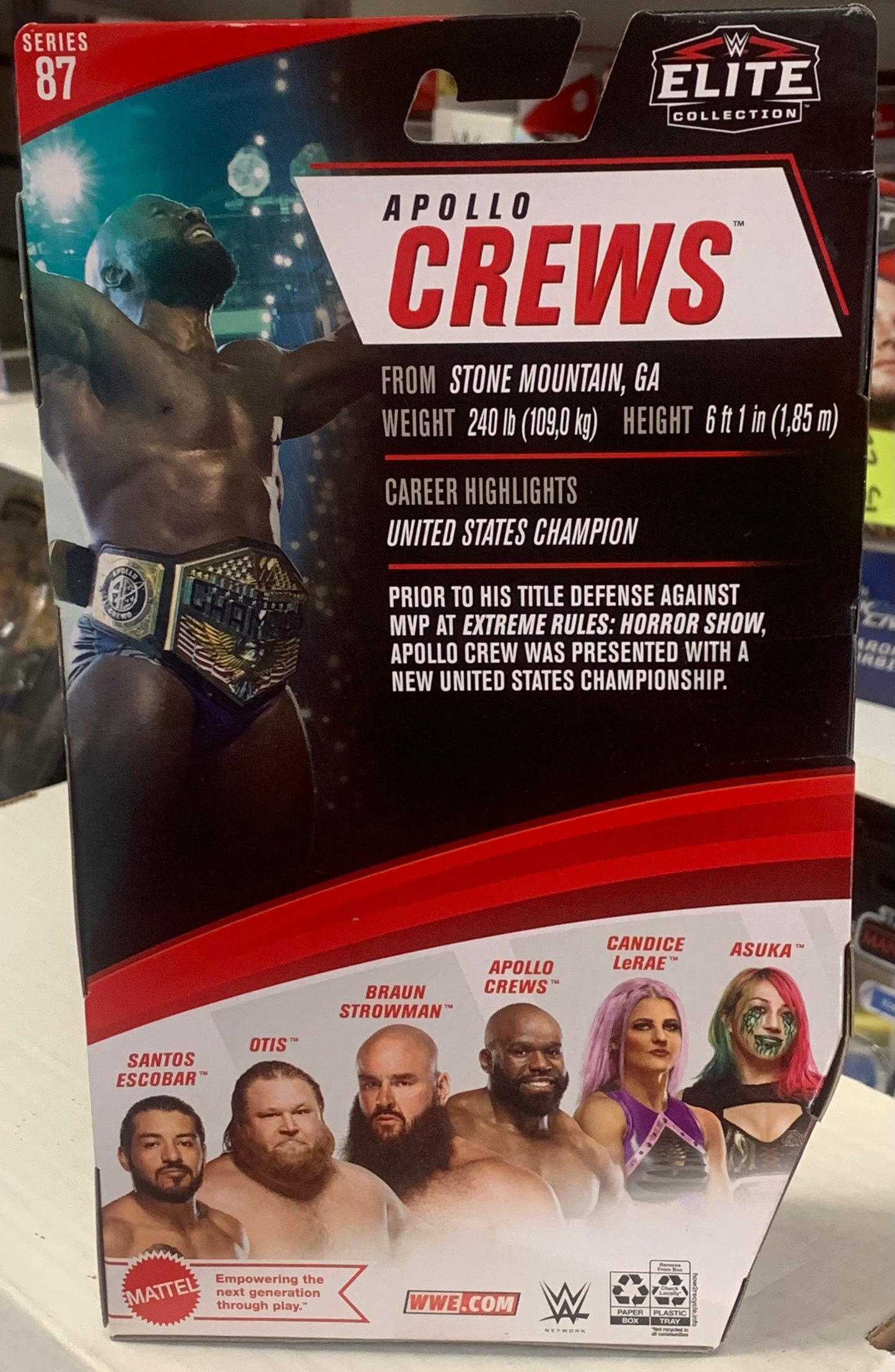 Apollo Crews WWE Mattel Elite Series 87 Action Figure (Chase Version)