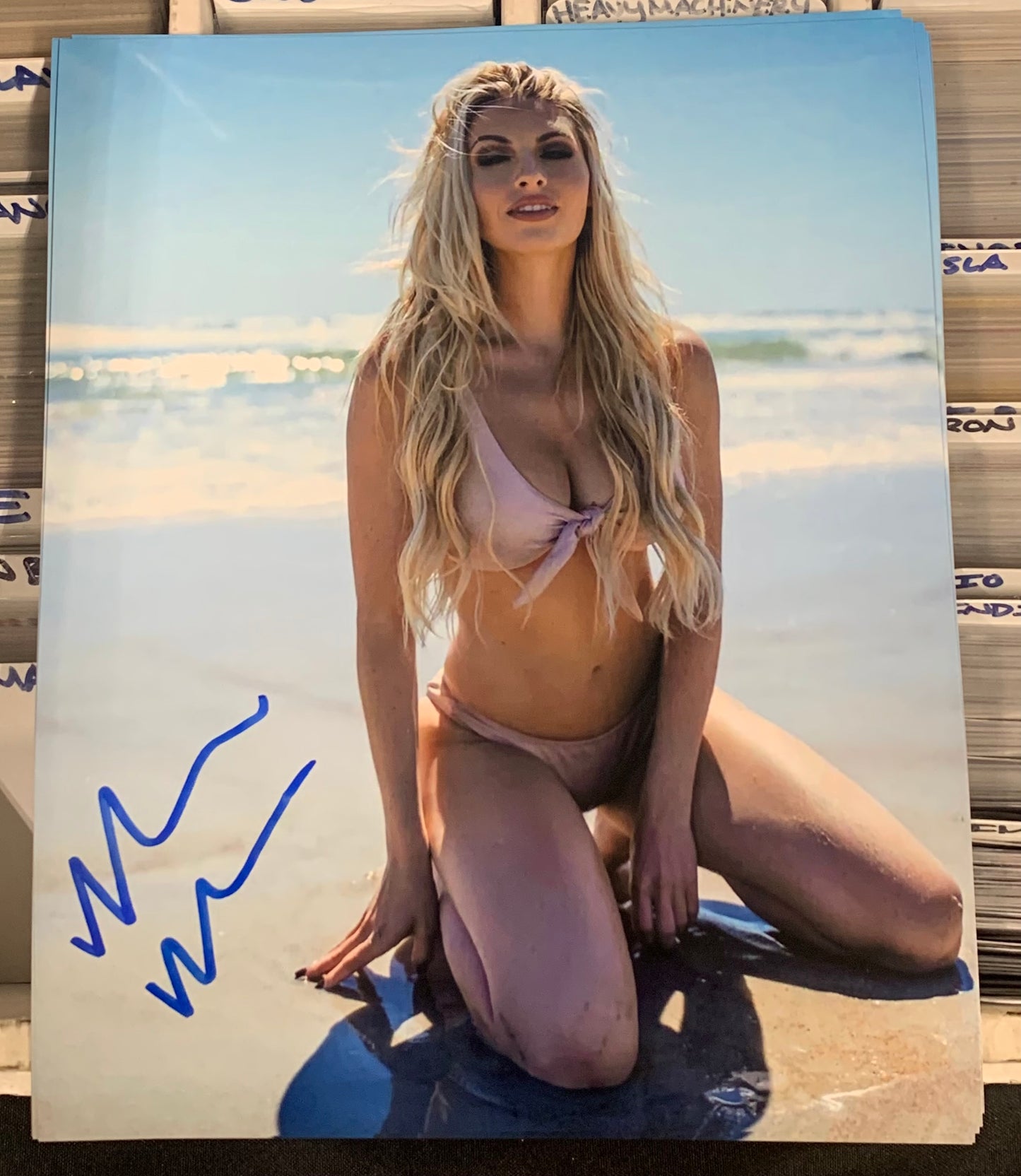 McKenzie Mitchell Pose 1 Signed Photo COA