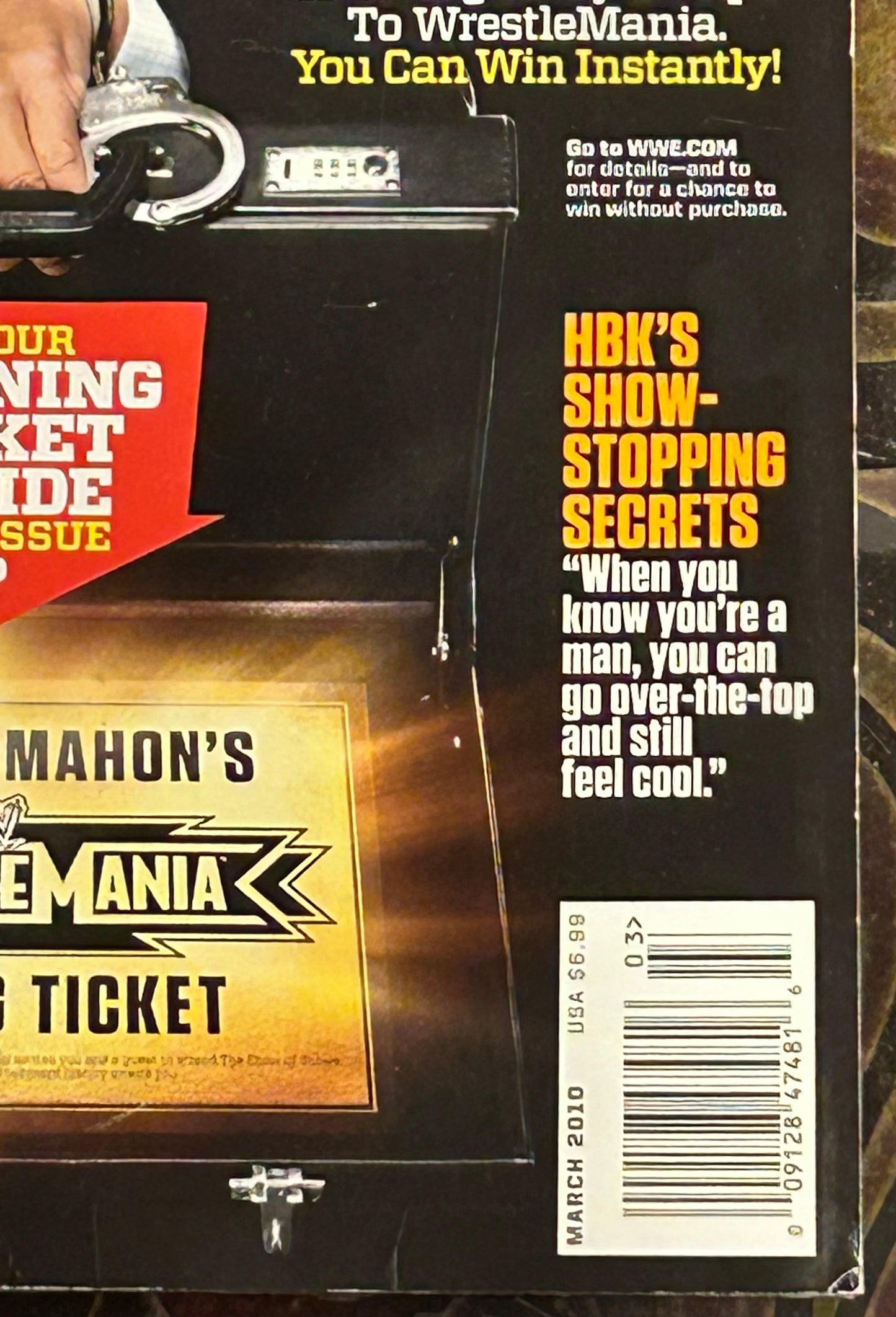 * WWE Magazine March 2010 (Vince McMahon)