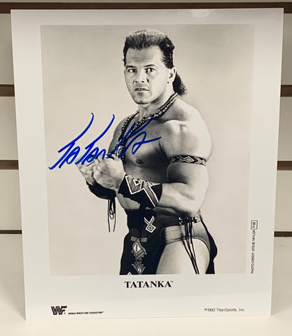 Tatanka Signed 8x10 Color Photo (Comes w/COA)