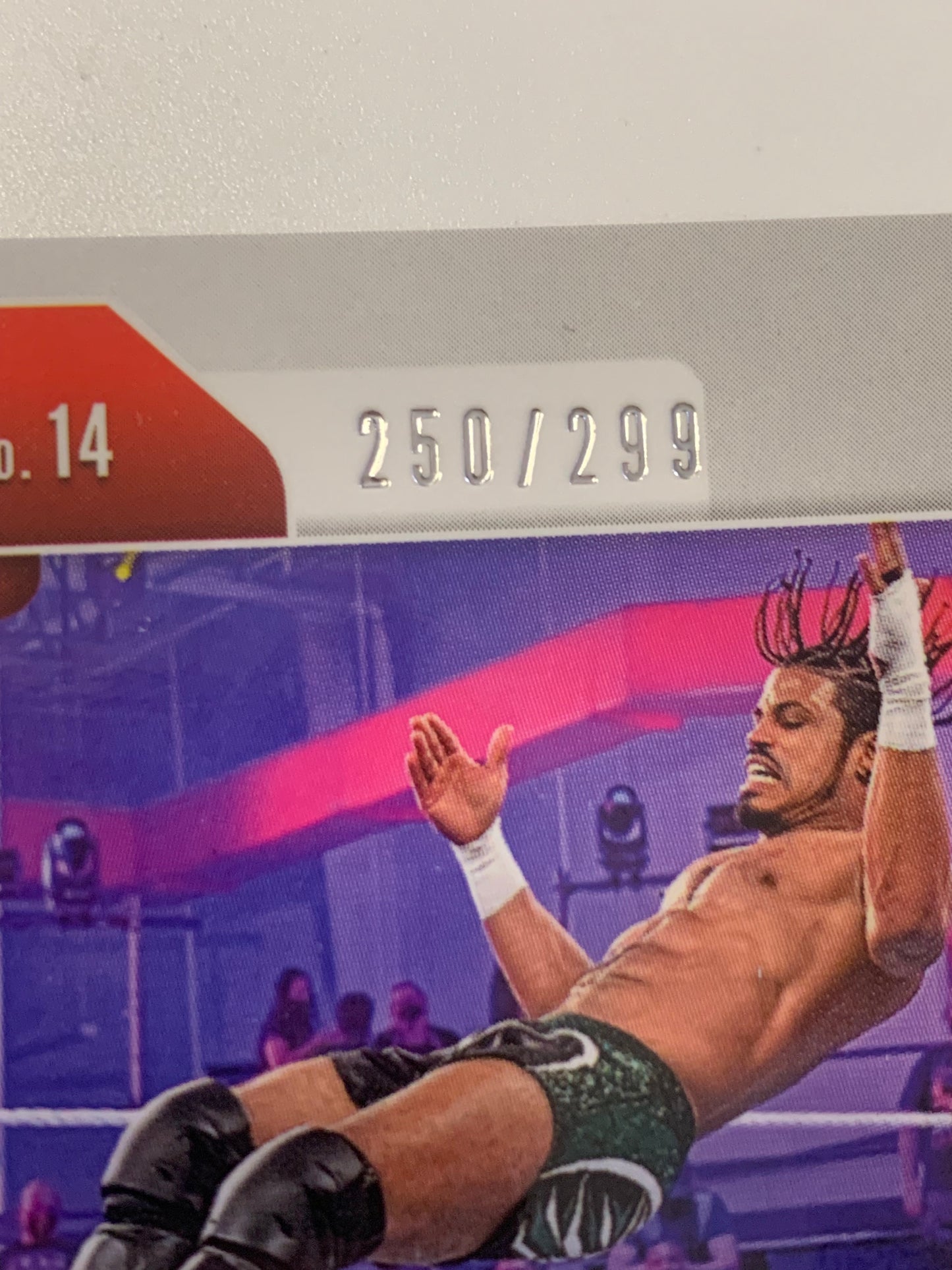 Wes Lee 2022 WWE NXT Panini Prizm Red #250/299