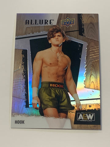 Hook 2022 AEW UD Upper Deck “Tables” Gold Color Allure Parallel Card