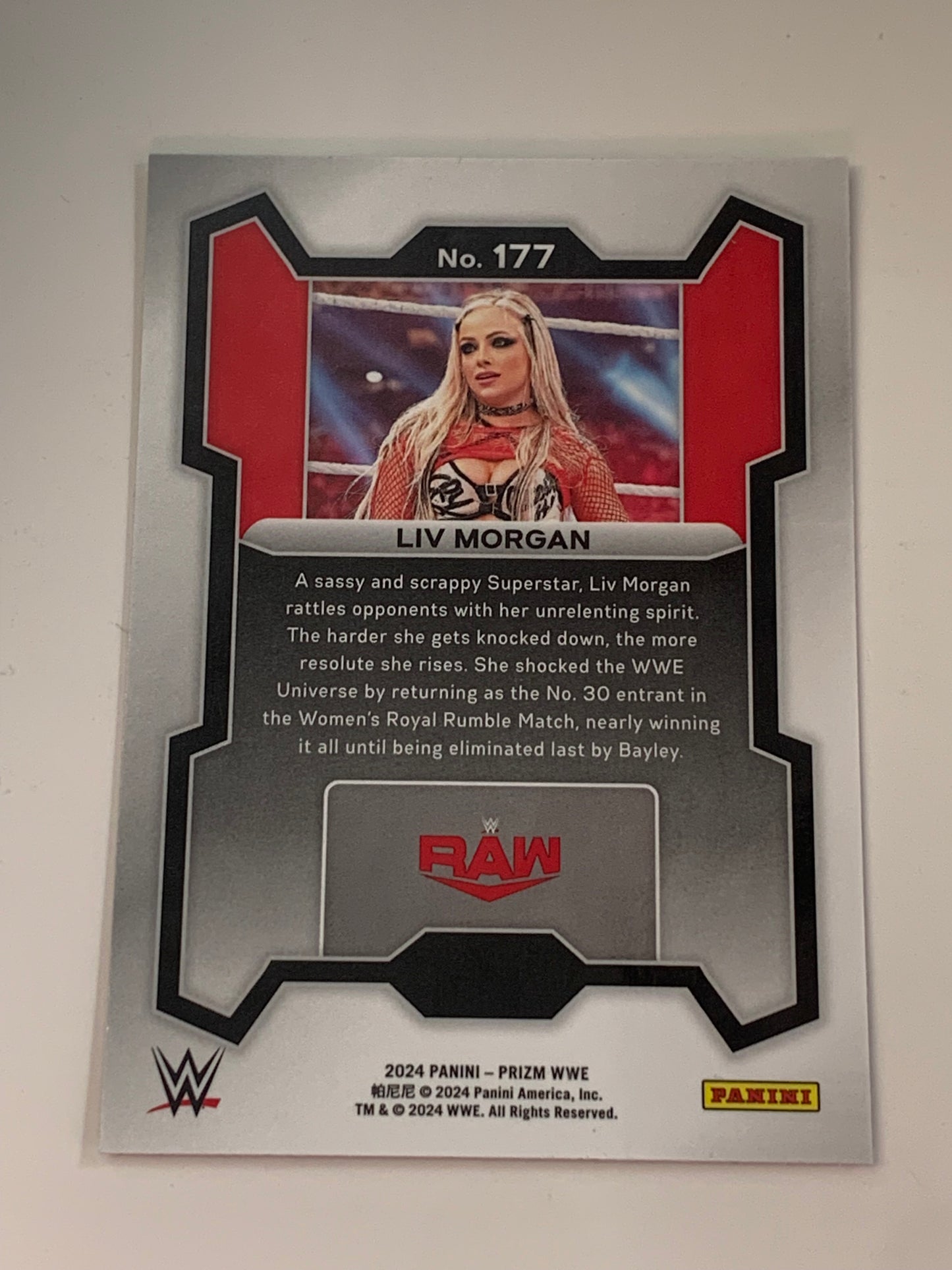 Liv Morgan 2024 WWE Panini Prizm #177