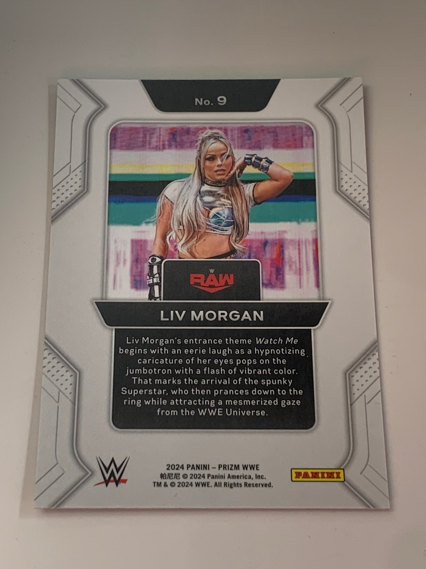 Liv Morgan 2024 WWE Panini Prizm “Prizmatic Entrances”