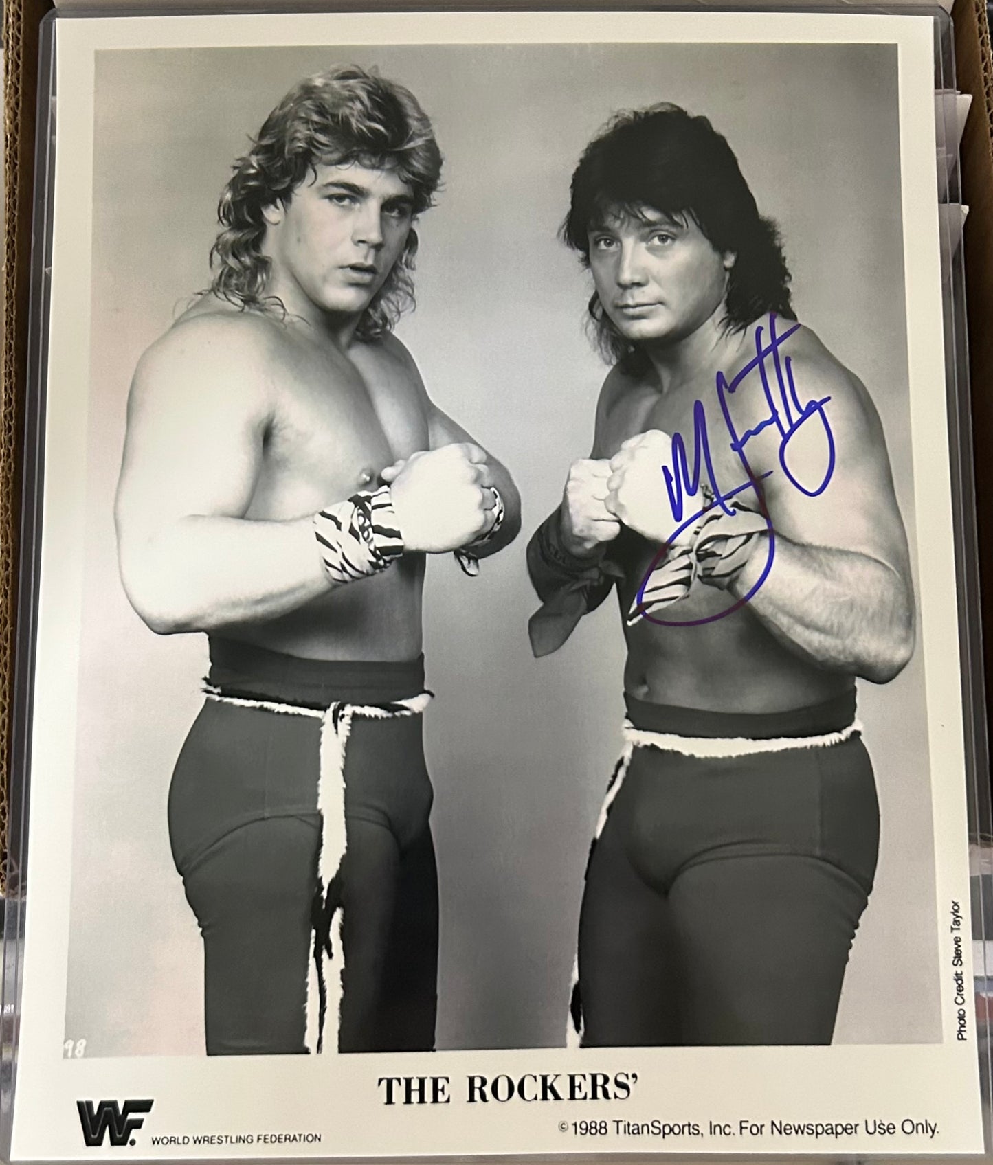 Marty Jannetty Signed 8x10 Color Photo (Comes w/COA)