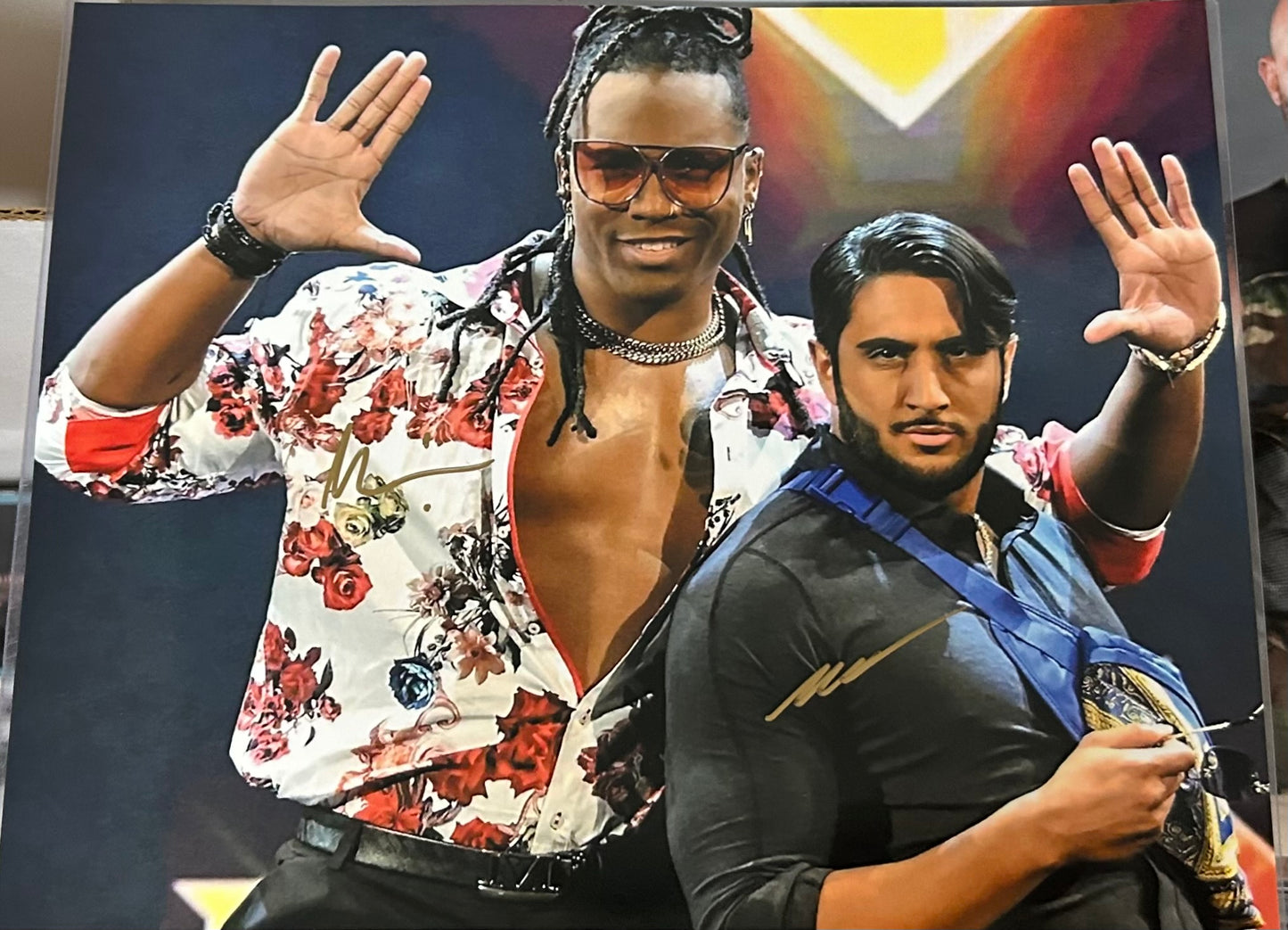 Mace & Mansoor Signed 8x10 Color Photo (Comes w/COA)