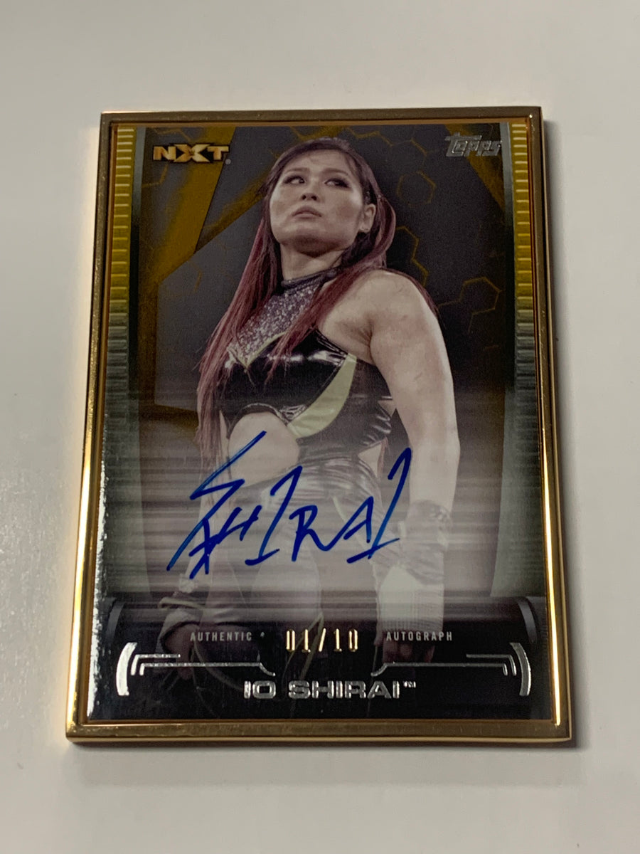 Io Shirai aka Iyo Sky 2021 WWE Topps Undisputed “On Card” Auto 