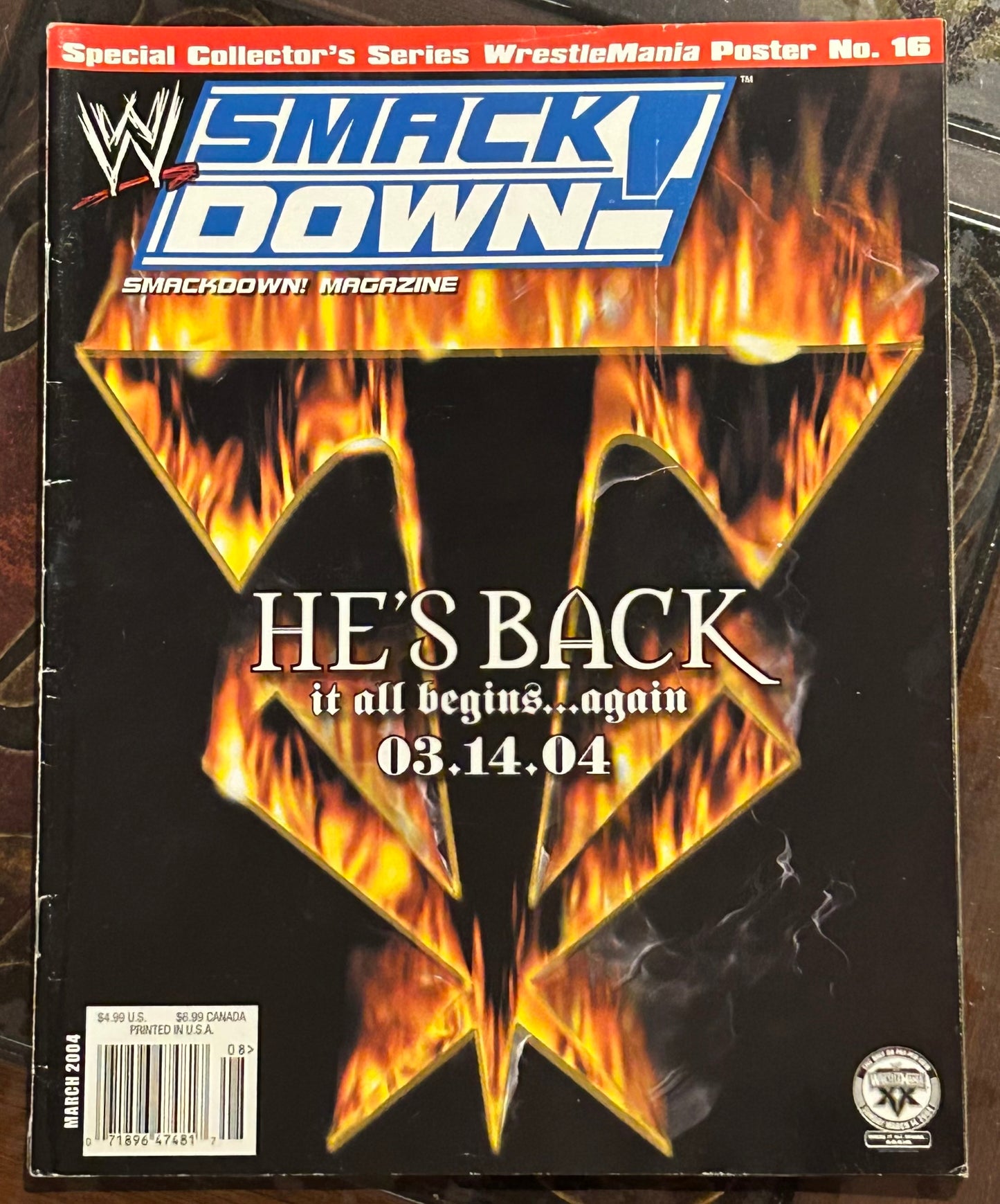 * WWE Smackdown Magazine March 2004 (The Undertaker)