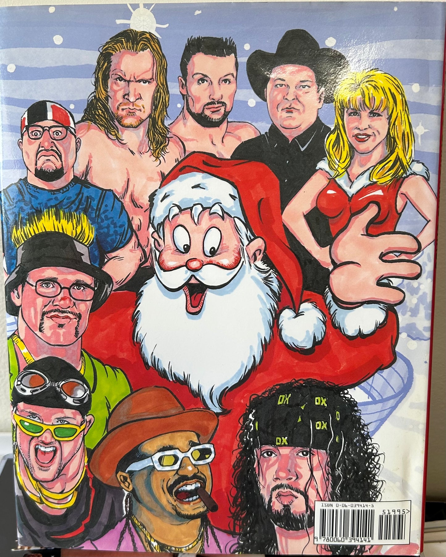 SIGNED Mick Foley’s “Christmas Chaos” Hardcover Book COA