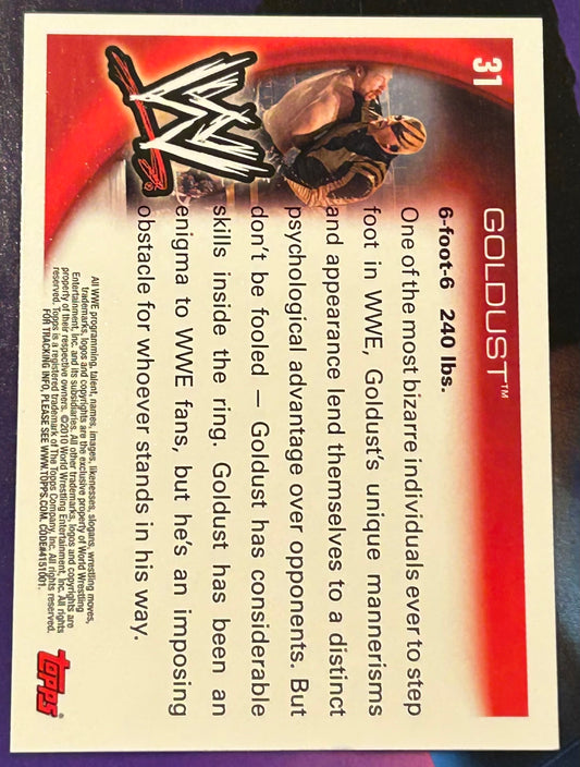 * Goldust 2010 WWE Topps Card