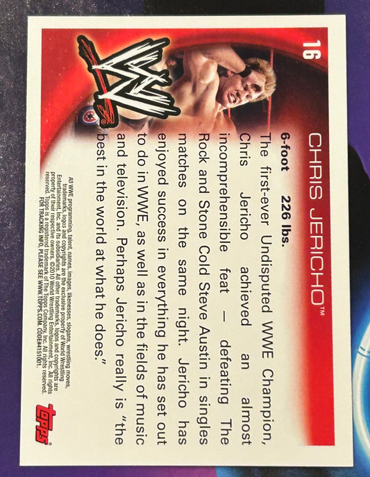 * Chris Jericho 2010 WWE Topps Card