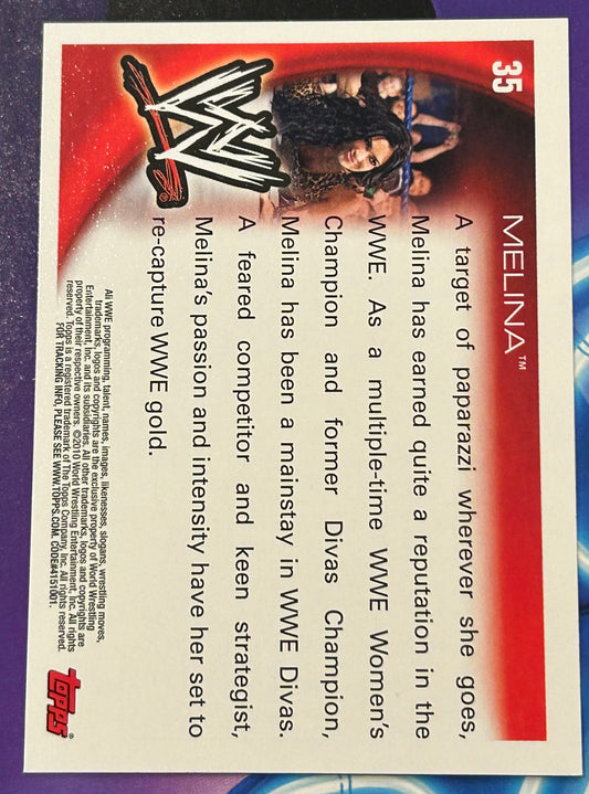 * Melina 2010 WWE Topps Card
