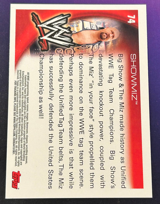 * Showmiz 2010 WWE Topps Card