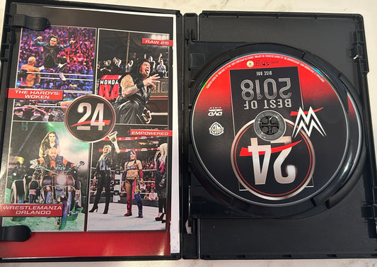 + WWE DVD “24, Best of 2018” (2-Disc Set) Hardy Boyz, Austin, HBK & so much more)