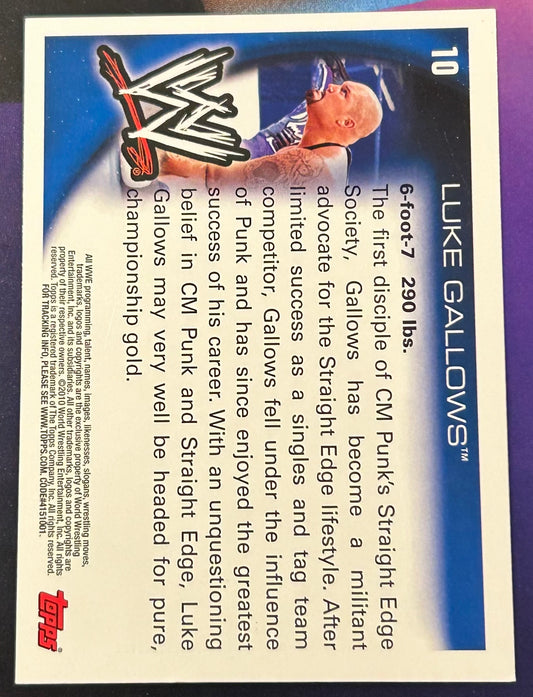 * Luke Gallows 2010 WWE Topps Card