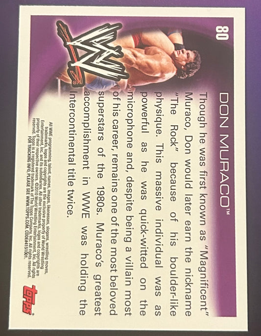 * Don Muraco 2010 WWE Topps Card