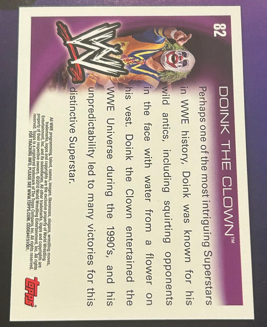 * Doink The Clown 2010 WWE Topps Card