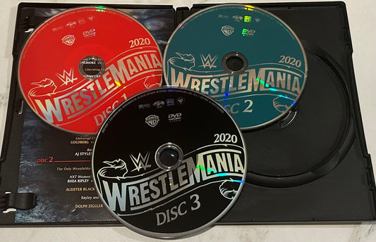 + WWE DVD “Wrestlemania 36” (3-Disc Set)