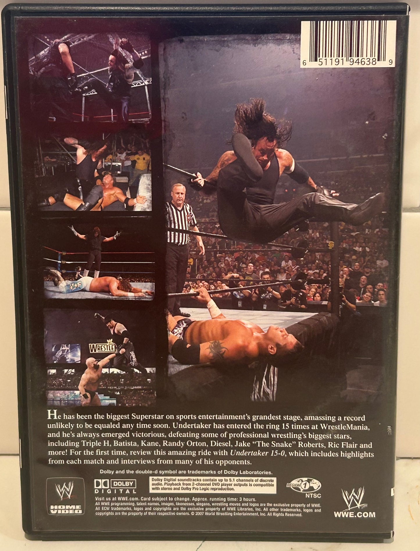 + WWE DVD “The Undertaker 15-0” Special Edition